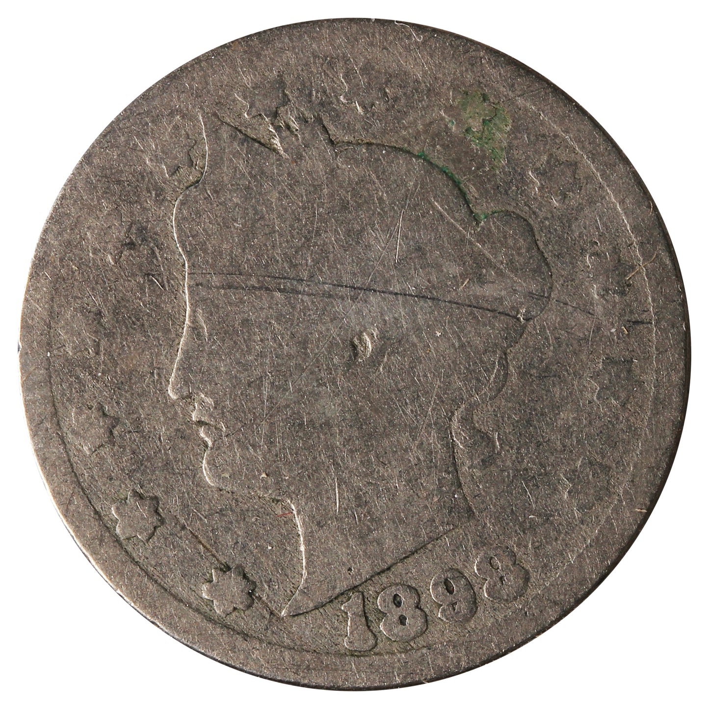1899 USA Nickel About Good (G4) Scratched, Cleaned or Impaired