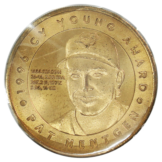 1996 Toronto Blue Jays Pat Hentaen Cy Young Award