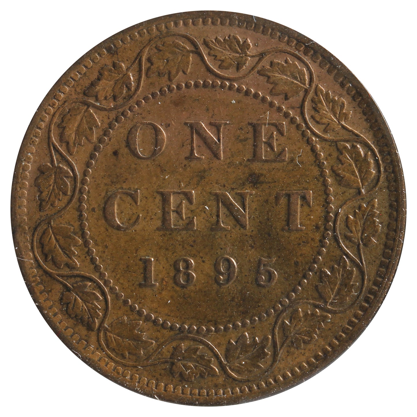 1895 Canada 1-cent VF-EF (VF-30) Impaired