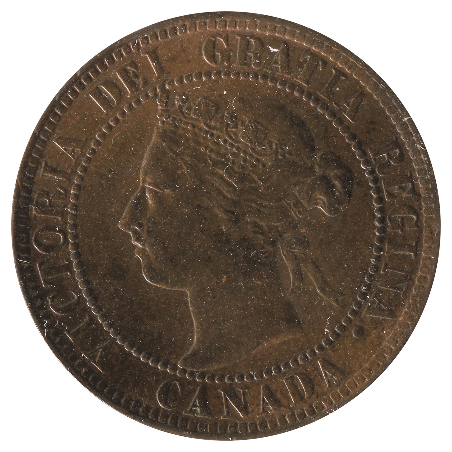1895 Canada 1-cent VF-EF (VF-30) Impaired