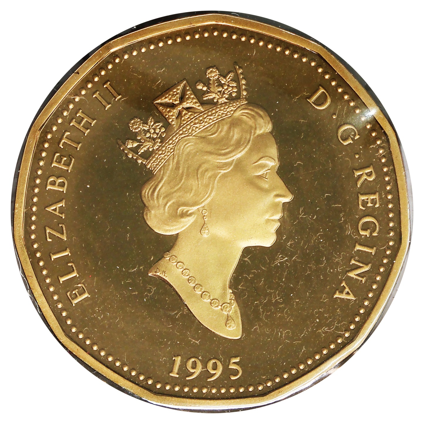 1995 Canada Peace Dollar Proof (Toned)