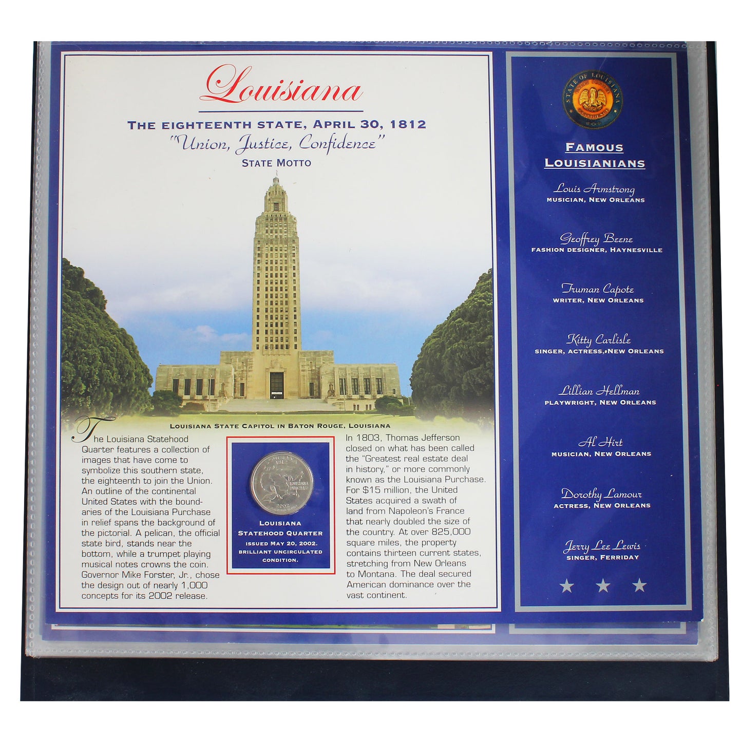 The United States Statehood Quarter Collection Volume I