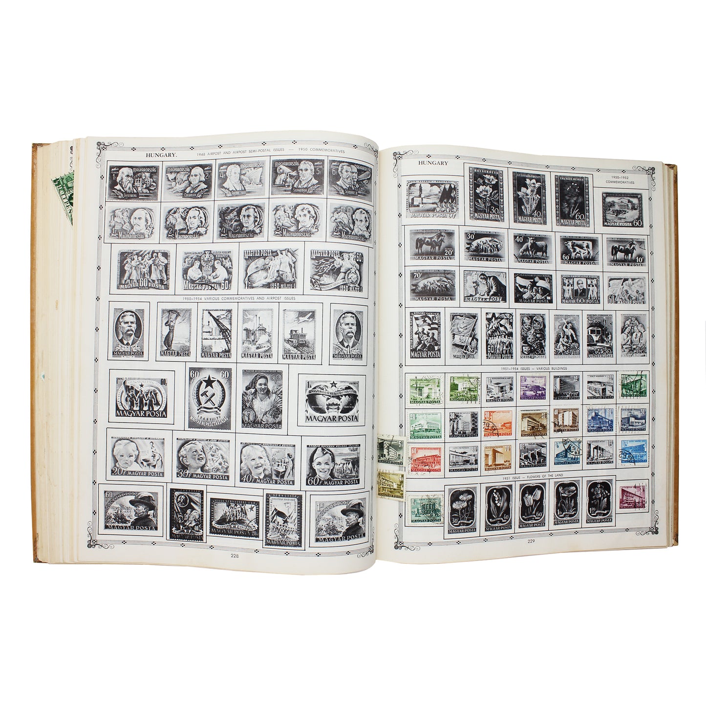 100+ World Stamps in The Cornet Deluxe World Stamp Album