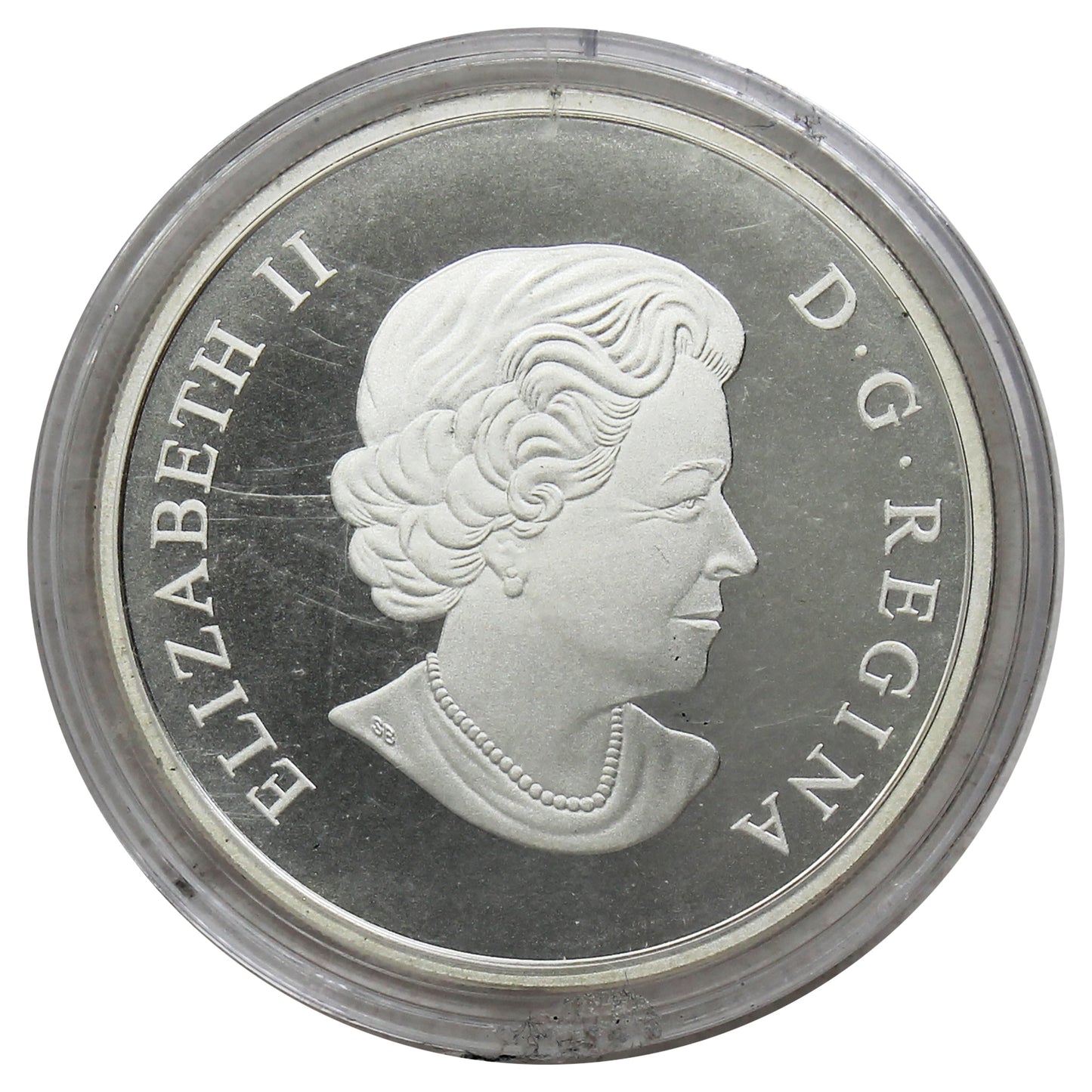 2015 Canada $200 Coastal Waters 2oz. Fine Silver (Coin Only, Lightly Toned) No Tax