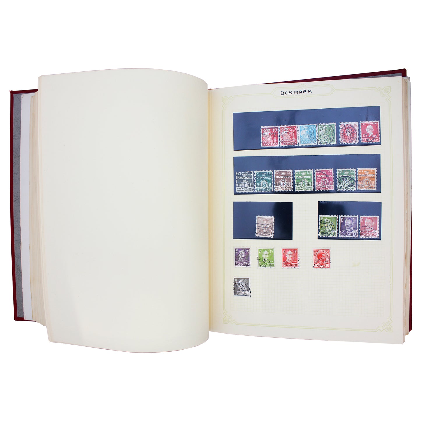 Lot of 100+ World Stamps in Album
