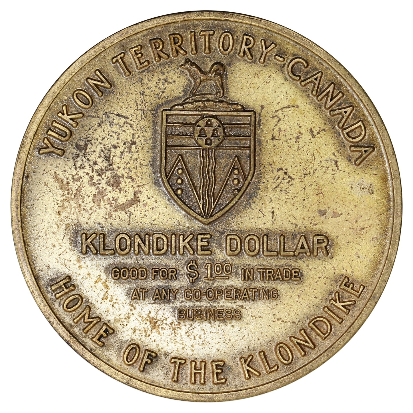 1950 White Horse, Yukon Klondike Dollar Token