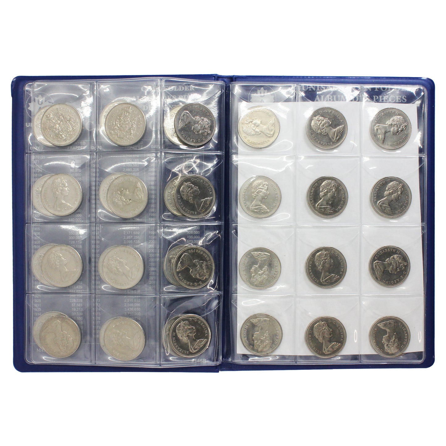 Canada 50-cent Collection in Whitman Folder