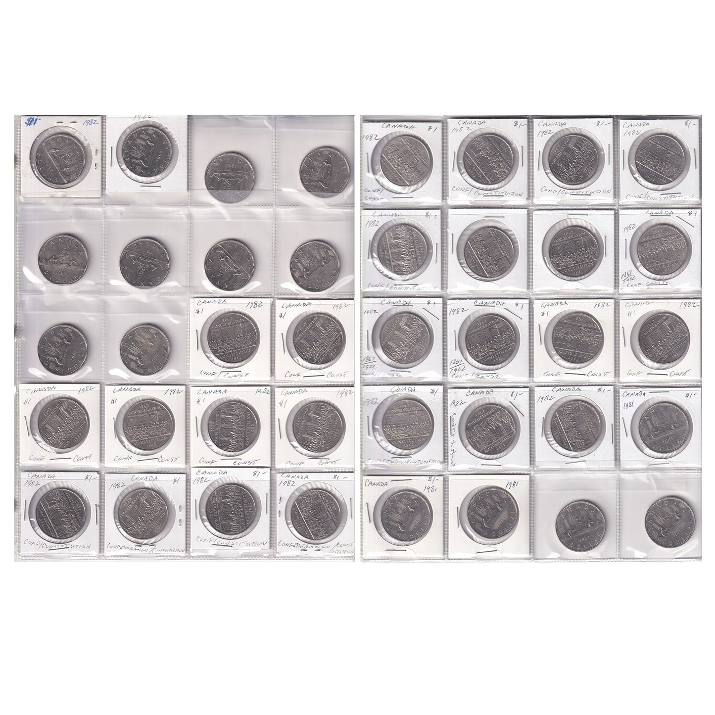 1976-1983 Canada Dollar Collection