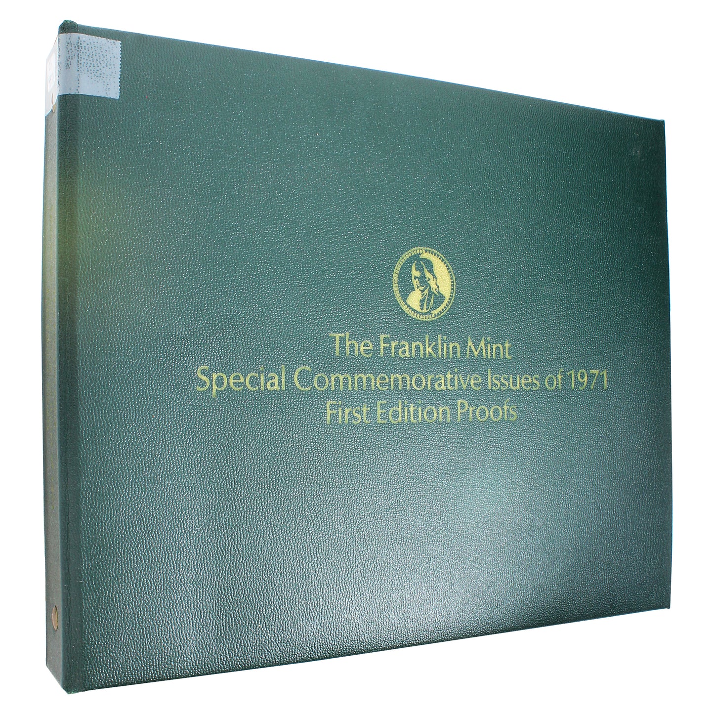 1971 Franklin Mint Special Commemorative First Edition Bronze Proof Medallions in Album
