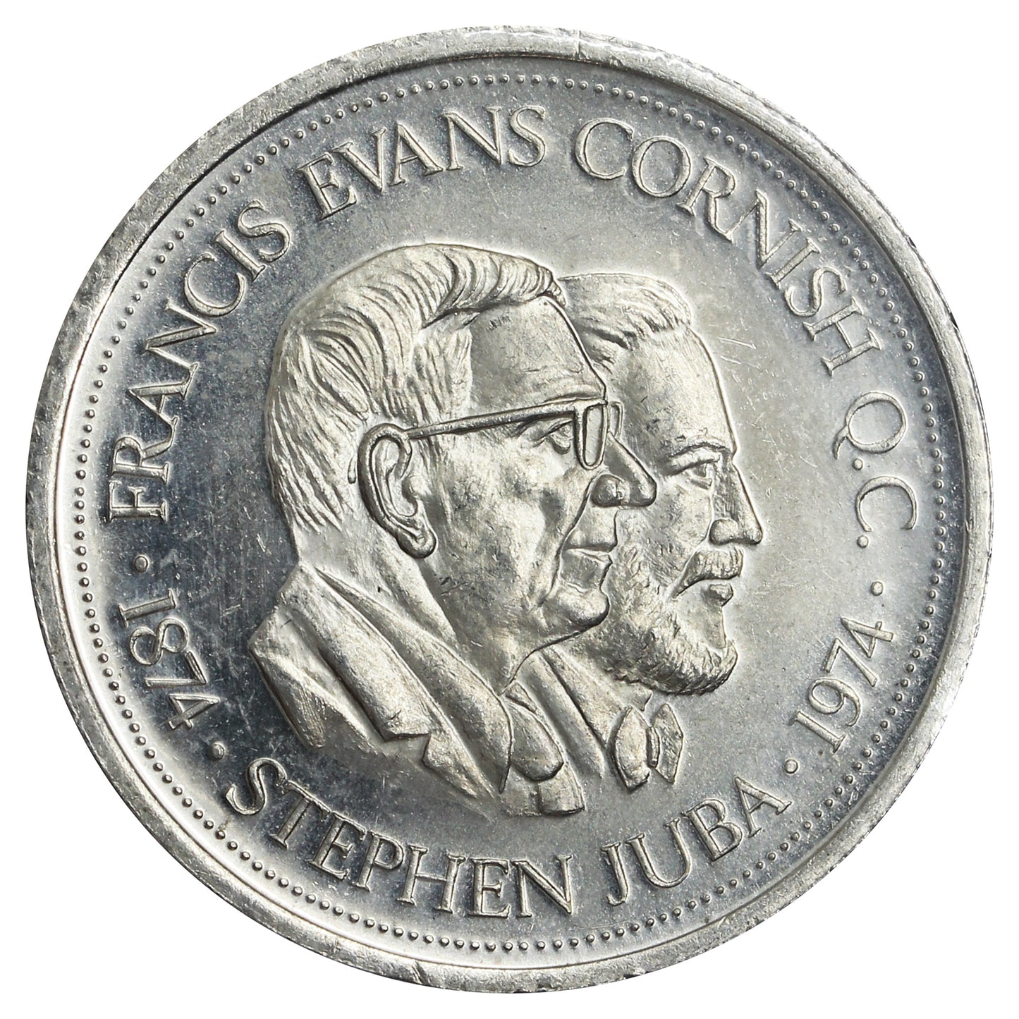 1974 Winnipeg, MB Centennial Non Privy Dollar Token