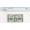 DC-1c 1870 Dominion 25-cent Shinplaster, D-H, Plain Series, Legacy Certified VF30