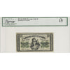 DC-1b 1870B Dominion 25-cent Shinplaster Dickinson-Harington, Large B, Legacy Cert. F15