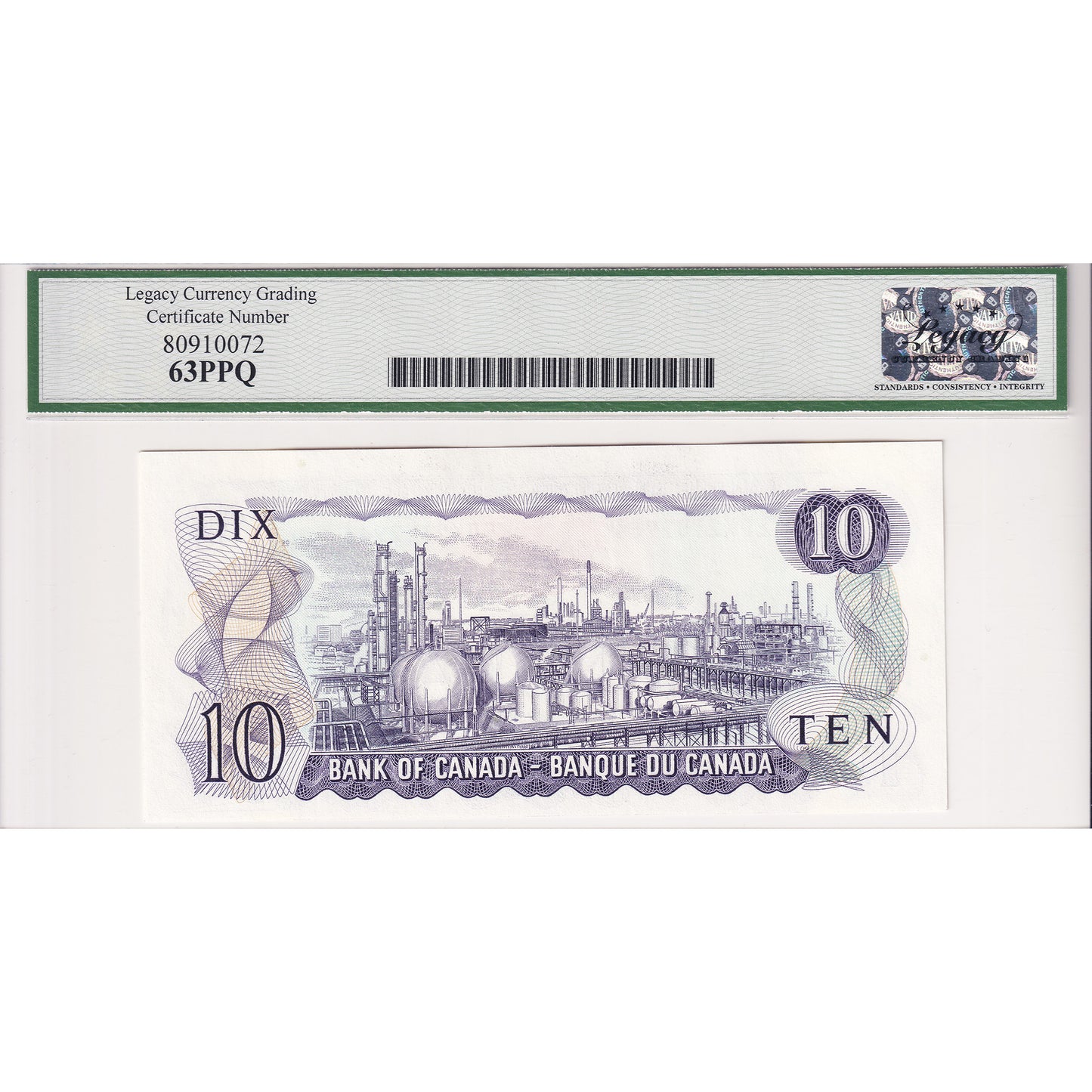 BC-49cA-i 1971 Canada $10 Lawson-Bouey, Replacement, EDS BCS Certified CUNC63 PPQ