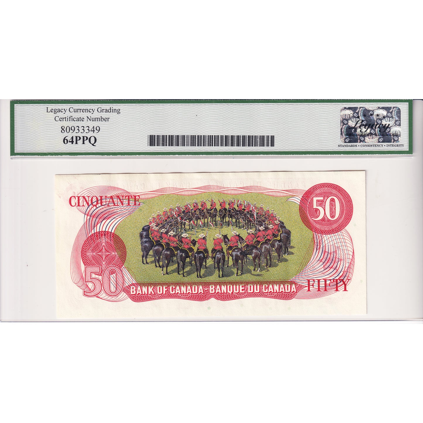 BC-51aA 1975 Canada $50 Lawson-Bouey, Replacement, *HB Legacy Certiied CUNC64 PPQ