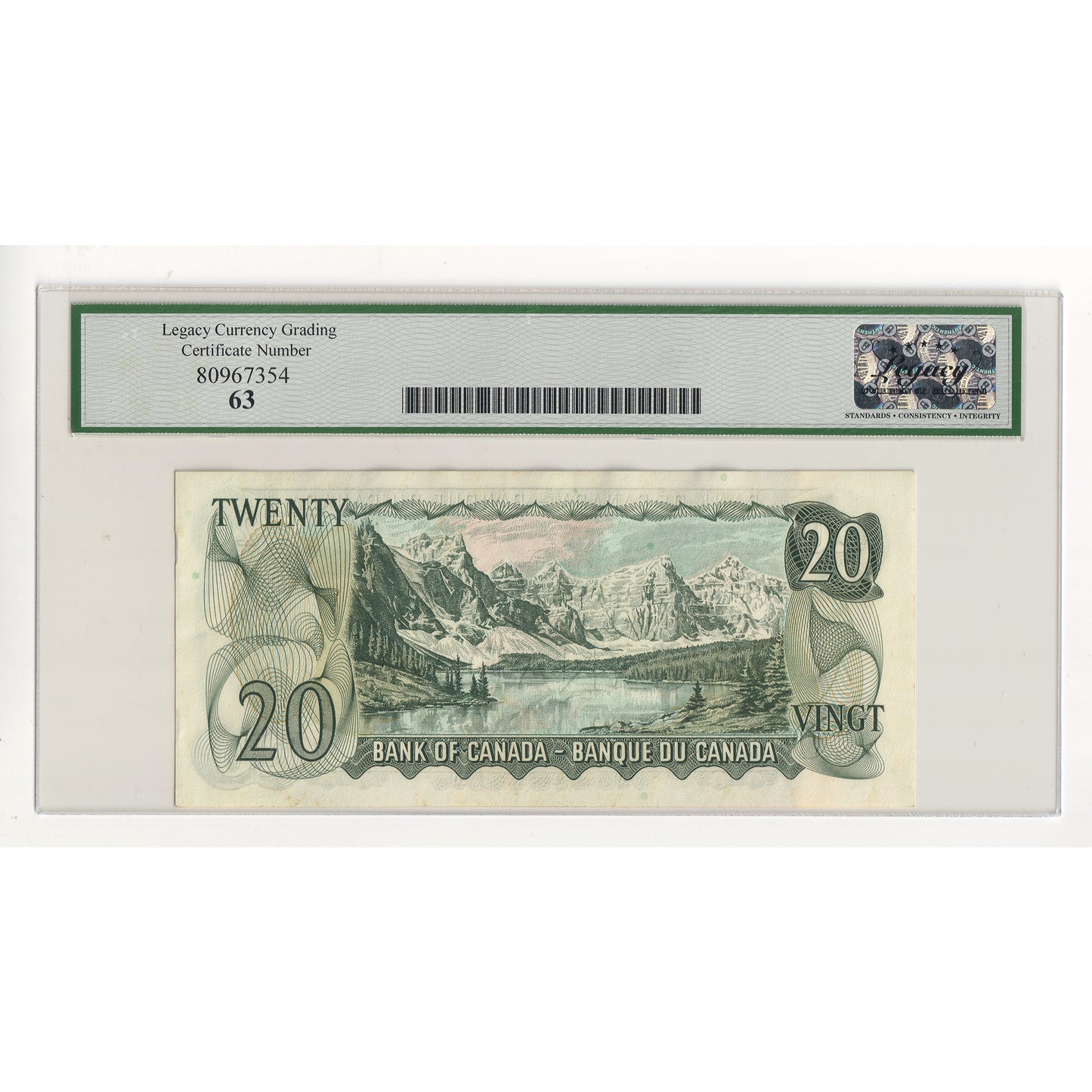 BC-50aA 1969 Canada $20 Beattie-Rasminsky, Replacement, *EA Legacy Certifed CUNC63