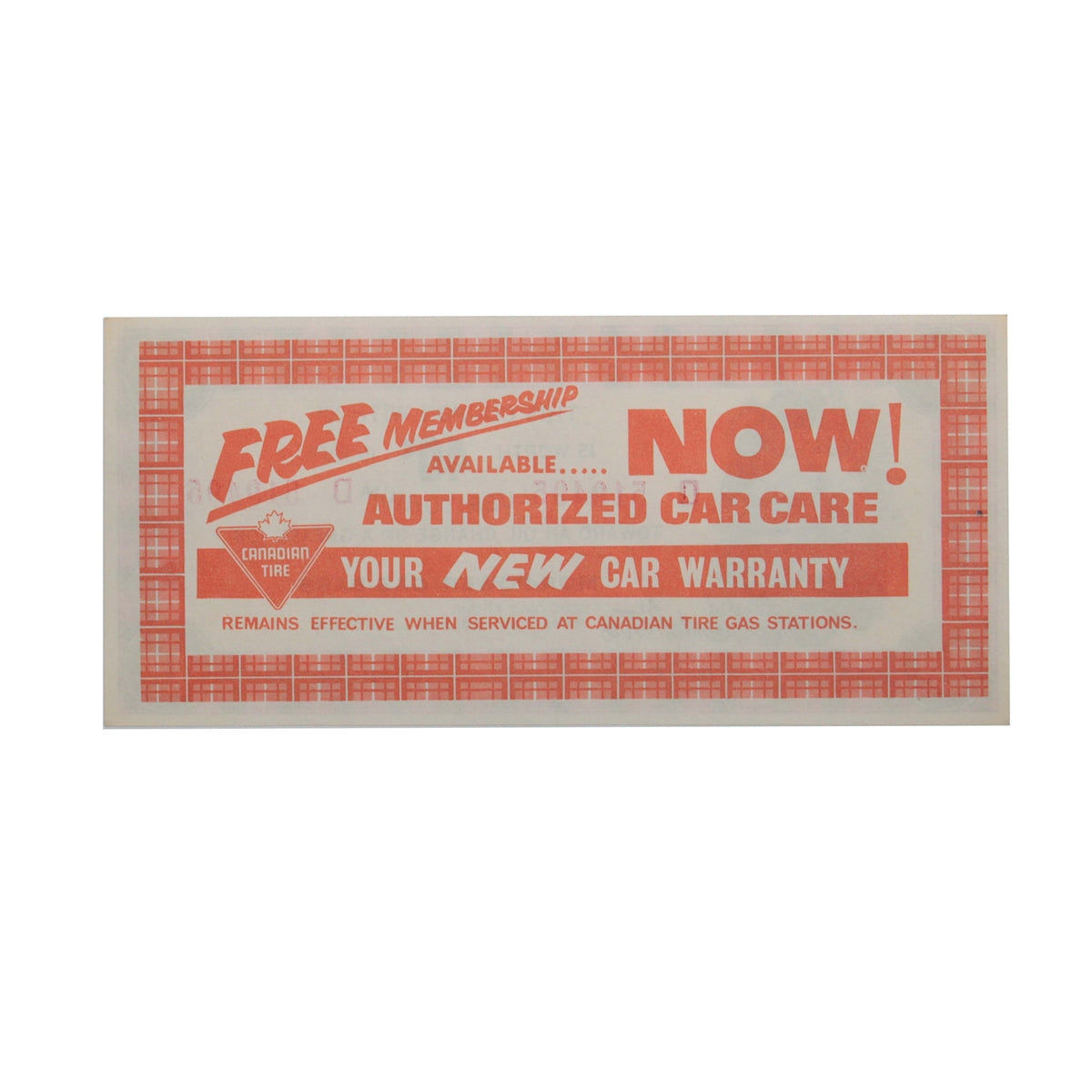MP3B-40D1 Canadian Tire Coupon Mor-Power 15 + 15 Almost Uncirculated (Clear) (Hole)