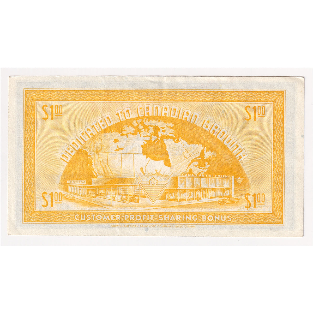 G8-E-Z2 Small Serifs 1978 Canadian Tire Coupon $1.00 Extra Fine