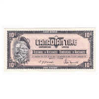 S4-C-EM2 Orange # 1974 Canadian Tire Coupon 10 Cents Almost Uncirculated