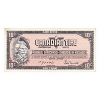 S4-C-SN 1974 Canadian Tire Coupon 10 Cents Almost Uncirculated