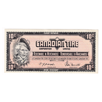 S4-C-UN 1974 Canadian Tire Coupon 10 Cents Extra Fine