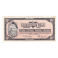 S4-C-YN 1974 Canadian Tire Coupon 10 Cents Extra Fine