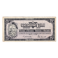 S4-Da-*DN Replacement 1974 Canadian Tire Coupon 25 Cents Very Fine