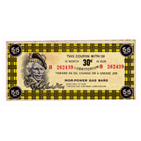MP3B-30B2 Canadian Tire Coupon Mor-Power 15 + 15 Extra Fine (Small Seal)