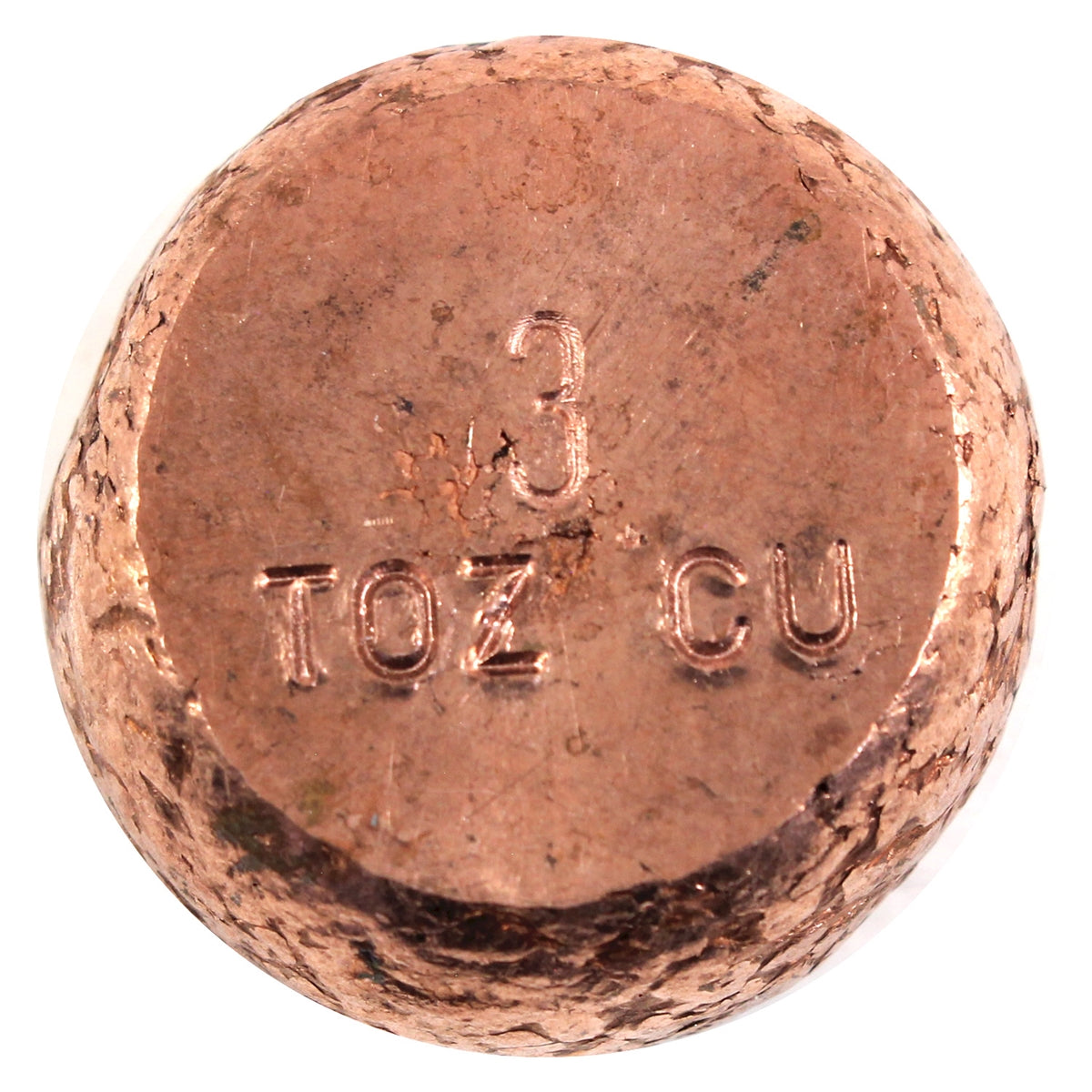 Beaver Bullion Love 3oz Copper (Toned/Hairline Scratches)