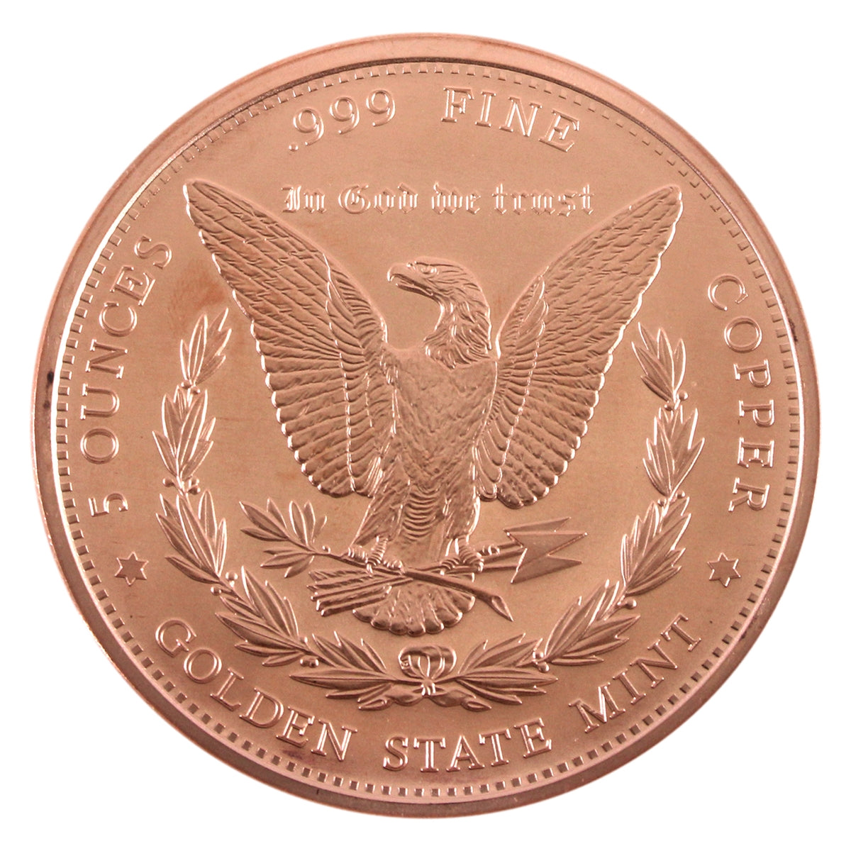 Morgan Dollar 5oz. .999 Fine Copper