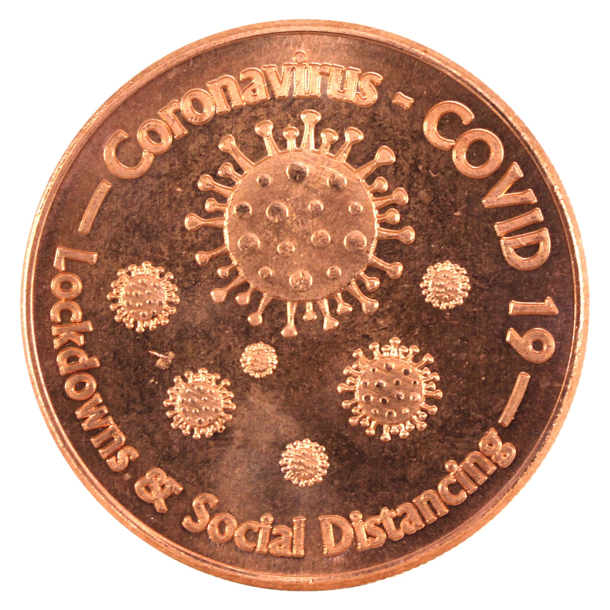 Social Distancing 1oz. .999 Fine Copper
