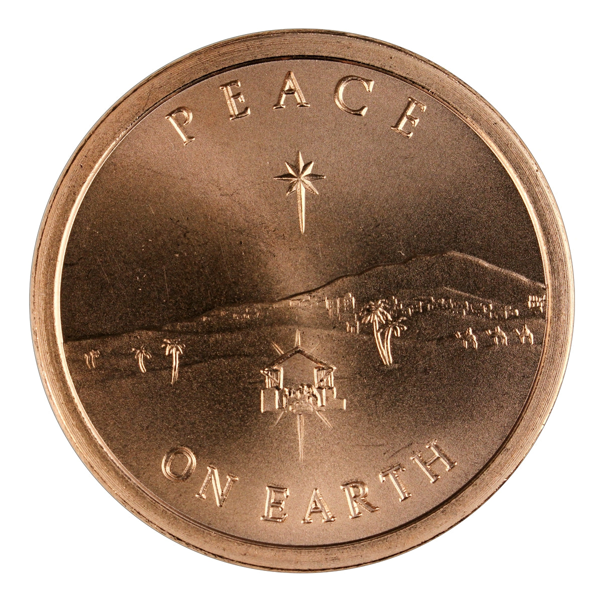 Peace on Earth 1oz. .999 Fine Copper