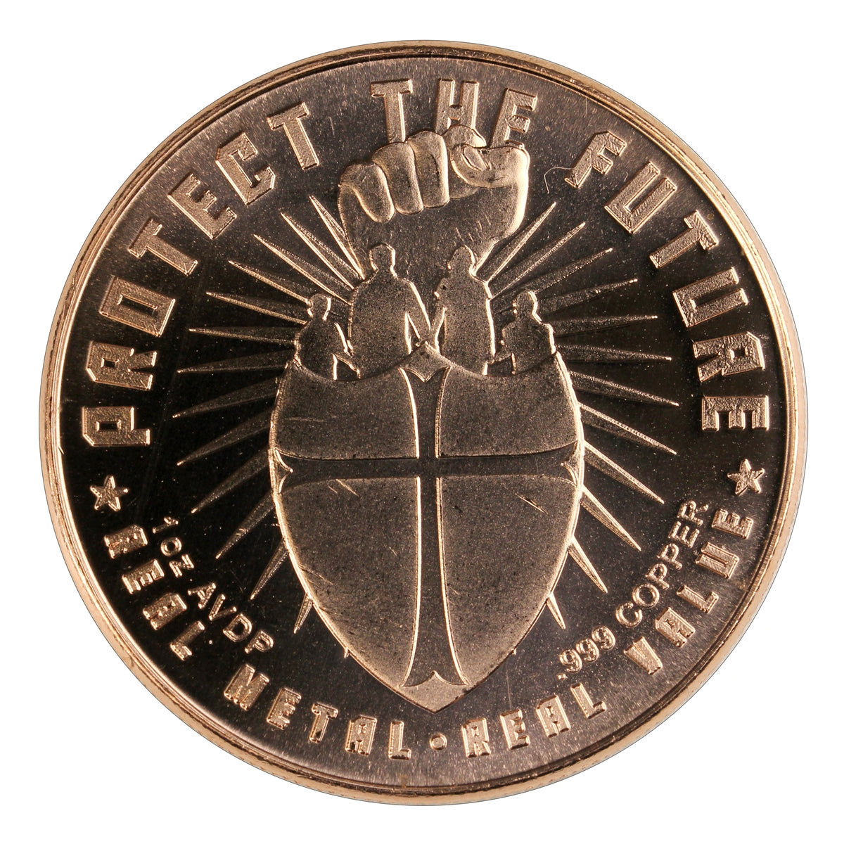 Safety in Numbers - Guns and Gold 1oz. .999 Fine Copper