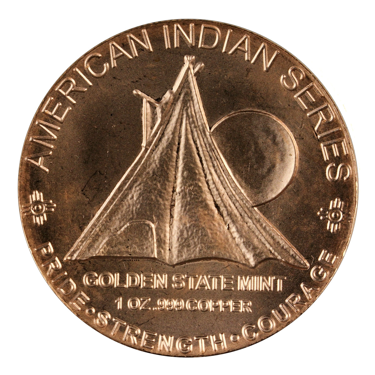 Medallion Chief 1oz. .999 Fine Copper