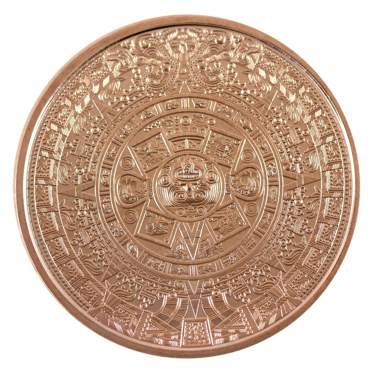 Aztec Calendar 2oz. .999 Fine Copper