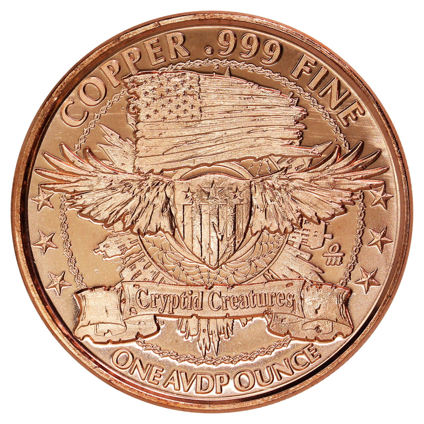 Abominable Snowman 1oz. .999 Fine Copper
