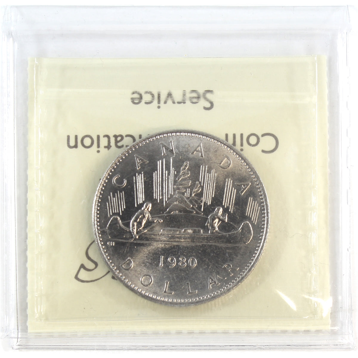 1980 Canada Nickel Dollar ICCS Certified MS64