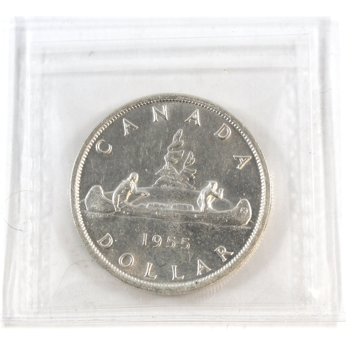 1955 Canada Dollar ICCS Certified MS60