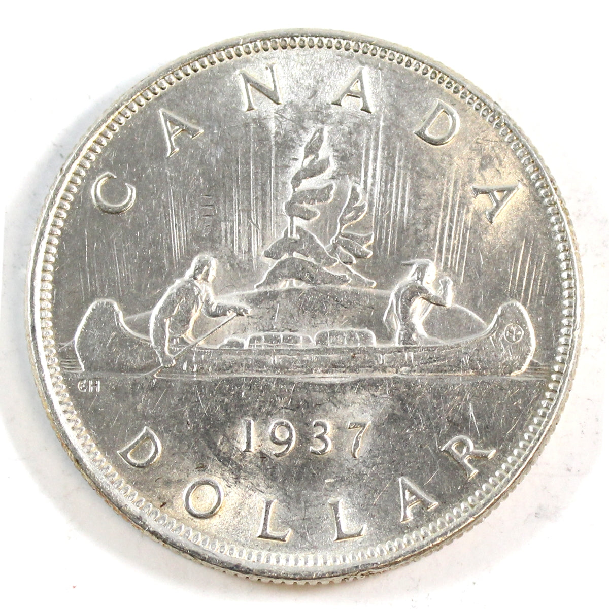 1937 Canada Dollar Choice Brilliant Uncirculated (MS64) $