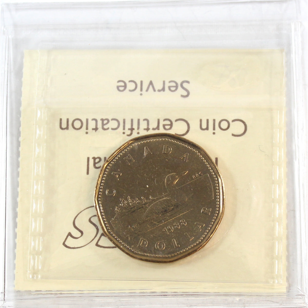 1988 Canada Loon Dollar ICCS Certified MS66