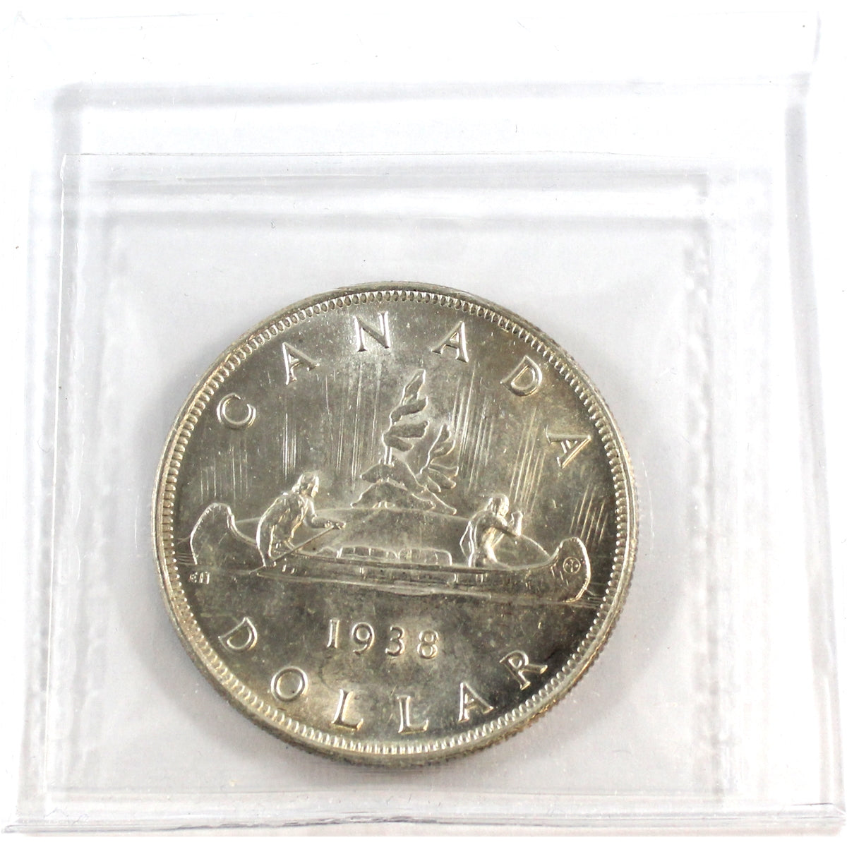 1938 Canada Dollar ICCS Certified AU55