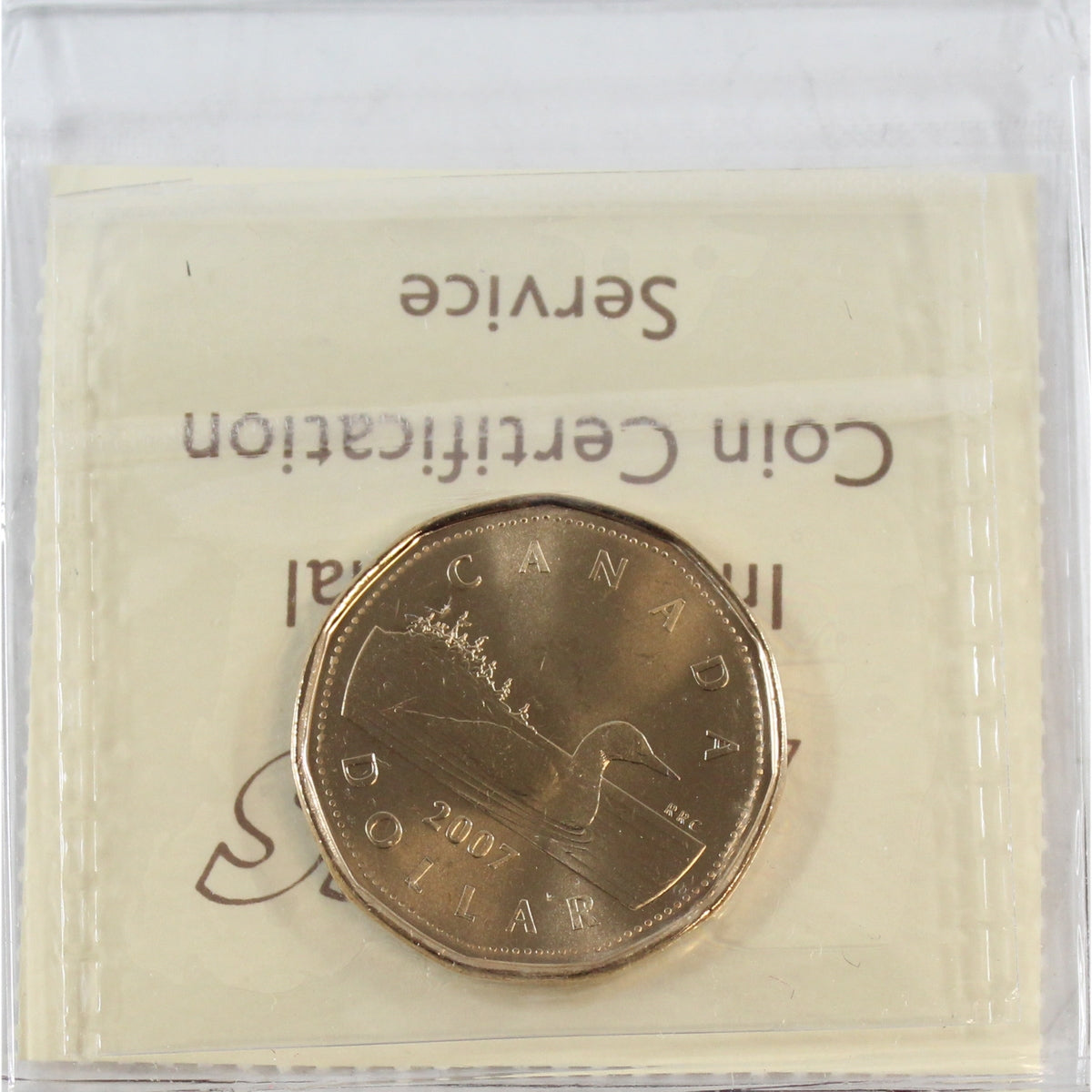 2007 Canada Loon Dollar ICCS Certified MS66