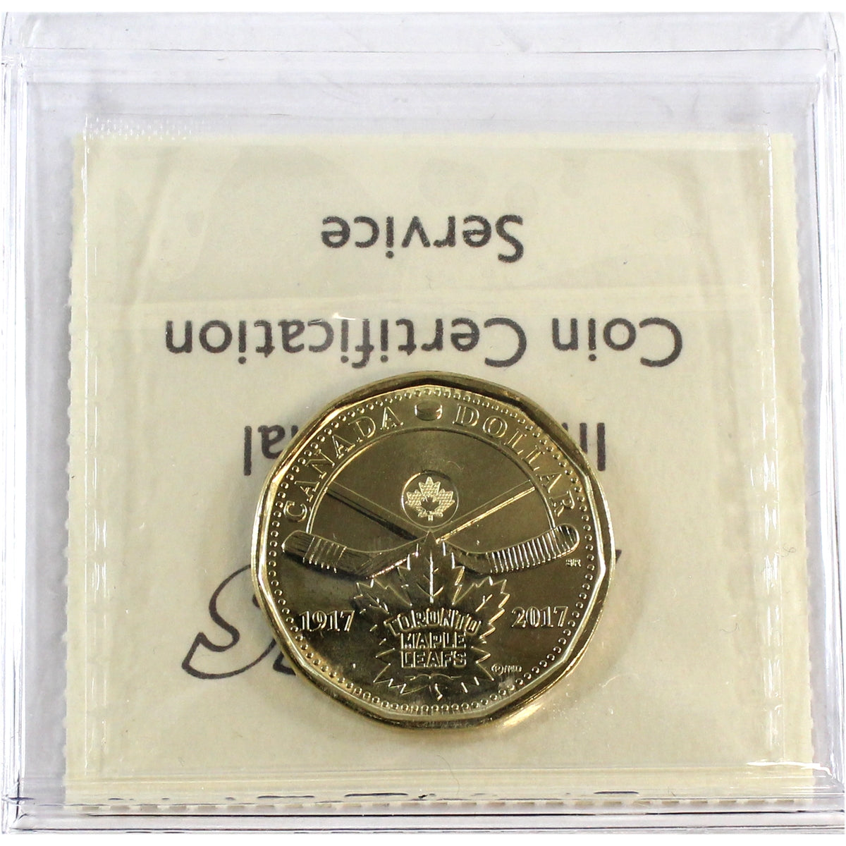 2017 Toronto Maple Leafs Canada Dollar ICCS Certified MS66