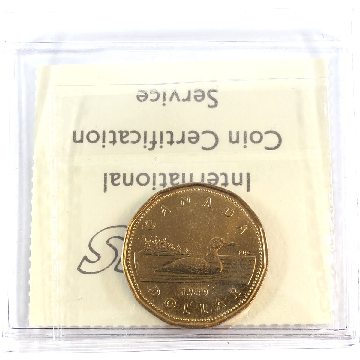 1989 Canada Loon Dollar ICCS Certified MS65