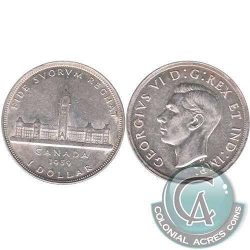 1939 Canada Dollar VF-EF (VF30)
