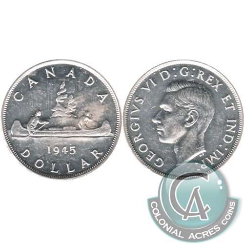 1945 5 Over 5 Canada Dollar AU-UNC (AU55) $