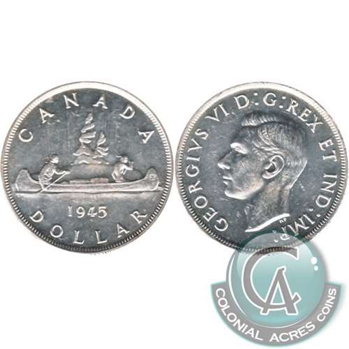 1945 Canada Dollar AU-UNC (AU55) $