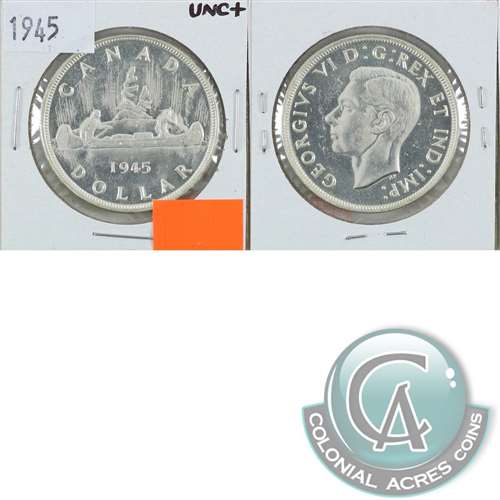 1945 Canada Dollar UNC+ (MS62) $