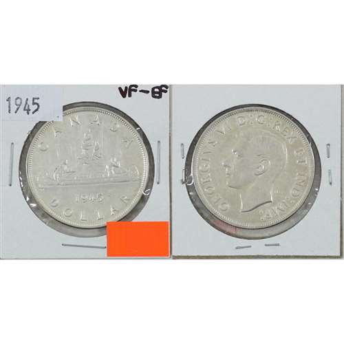 1945 Canada Dollar VF-EF (VF30) $