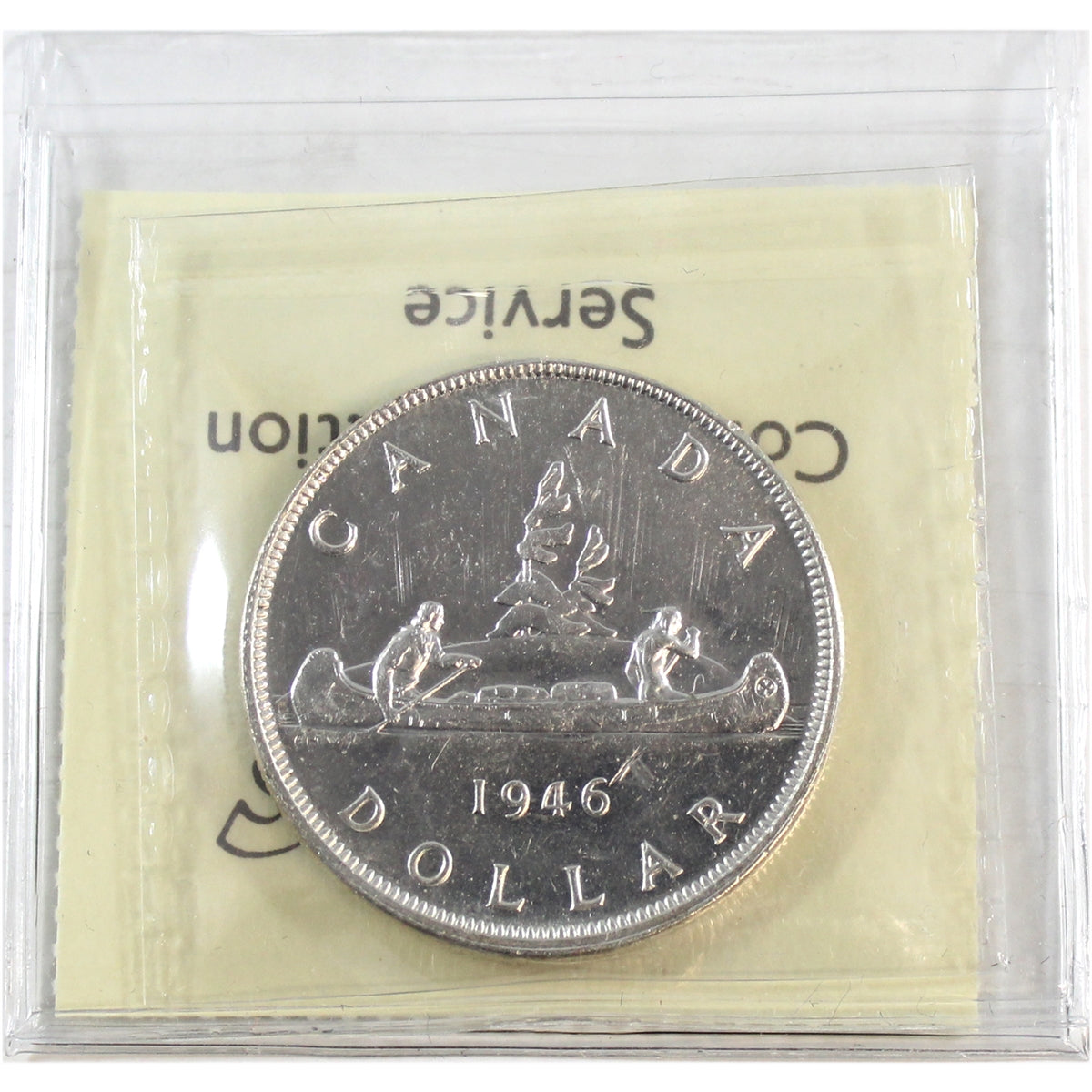 1946 Canada Dollar ICCS Certified AU55