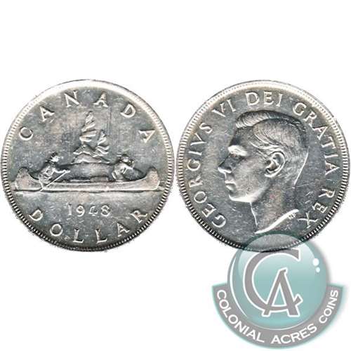 1948 Canada Dollar Extra Fine (EF40) $